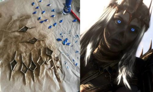 Neverwinter – Cosplay de Valindra en cours de réalisation