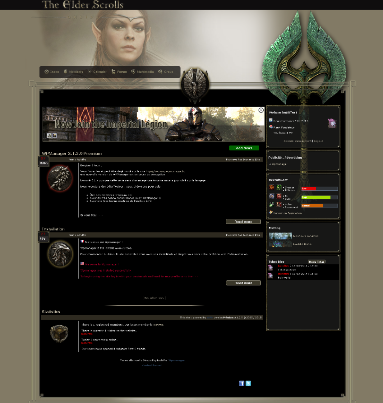 ESO – Partenaire : un thème WPManager