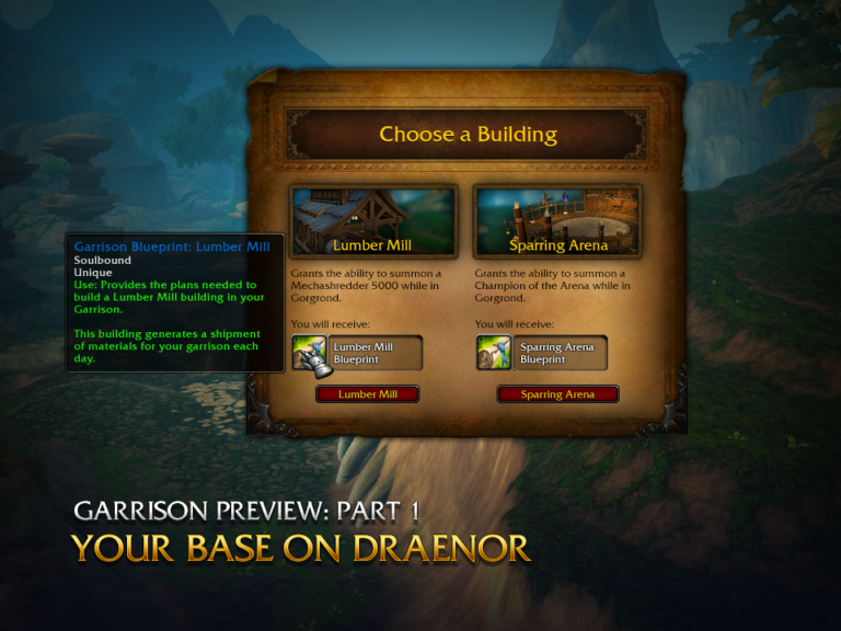 WoW – Présentation des fiefs #1