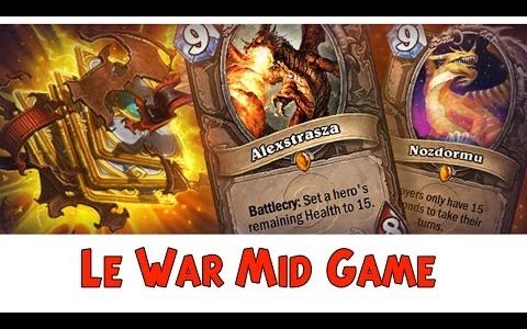HearthStone : guerrier mid game (1280 poussières)