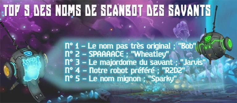 Wildstar – Top 5 des noms de scanbot