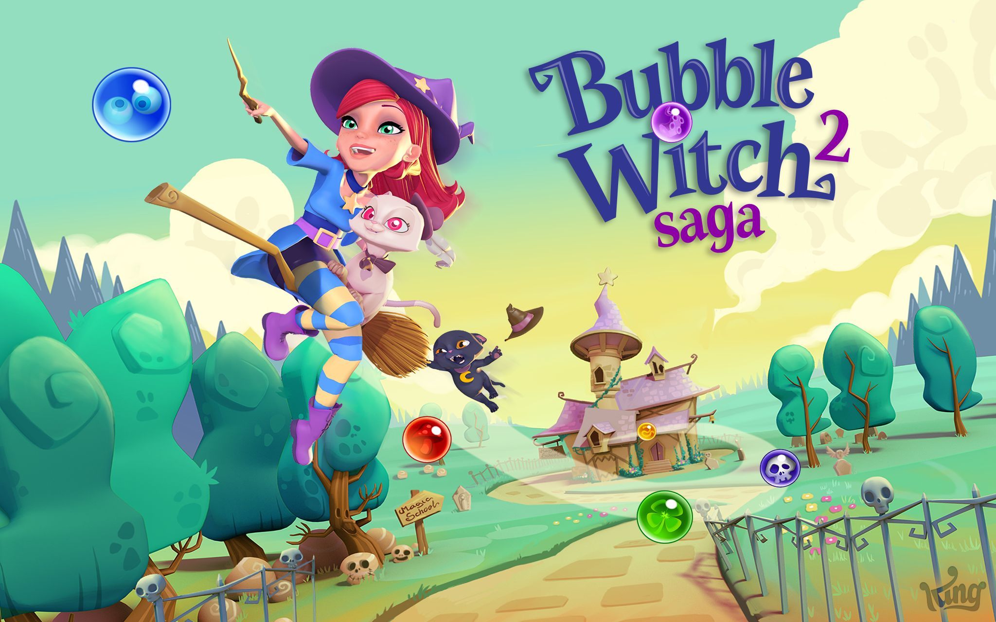 instaling Bubble Witch 3 Saga