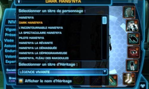SWTOR – Equipement, butins et tokens