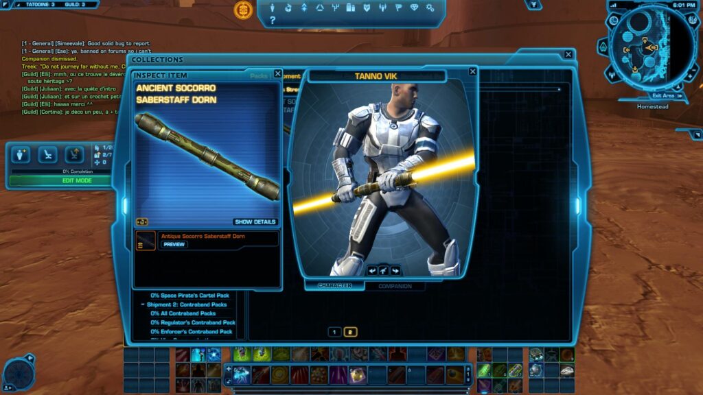 SWTOR – Marché du Cartel : Packs de Forteresse #2