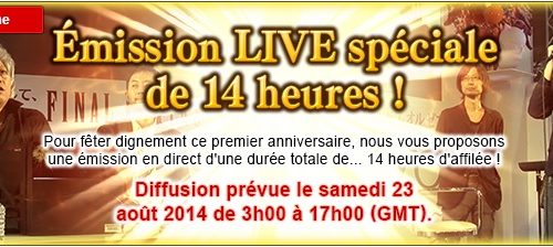 FFXIV – Une émission live  pour le 1er anniversaire