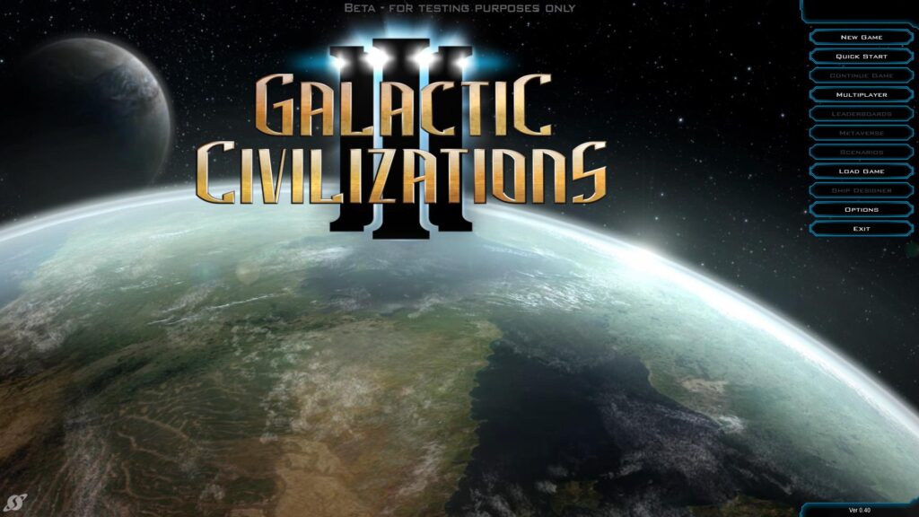 Galactic Civilizations 3 : accès anticipé