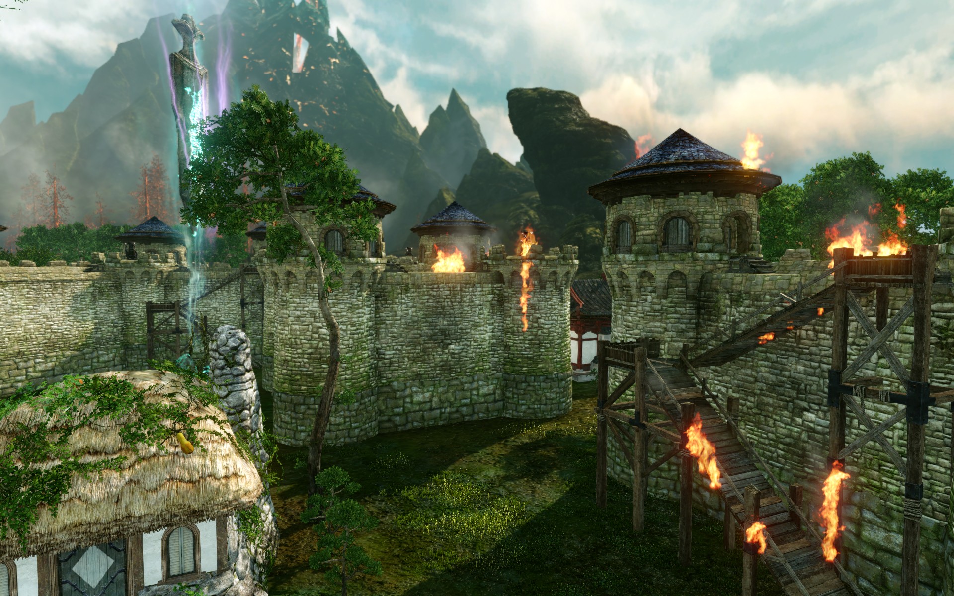 Game guide. ARCHEAGE Castle. ARCHEAGE screenshots. Архейдж обои. Храм архейдж.