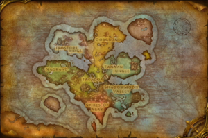 Carte du monde de Draenor