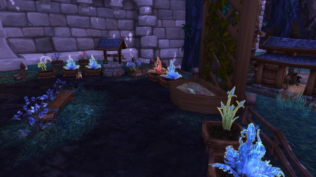 WoW – Fief : Bâtiment : Jardin de simples