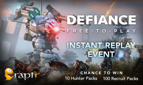 Defiance – Gagnez un pack chasseur ou recrue avec Raptr