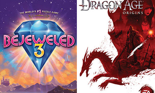 Dragon Age: Origins et Bejeweled 3 gratuits