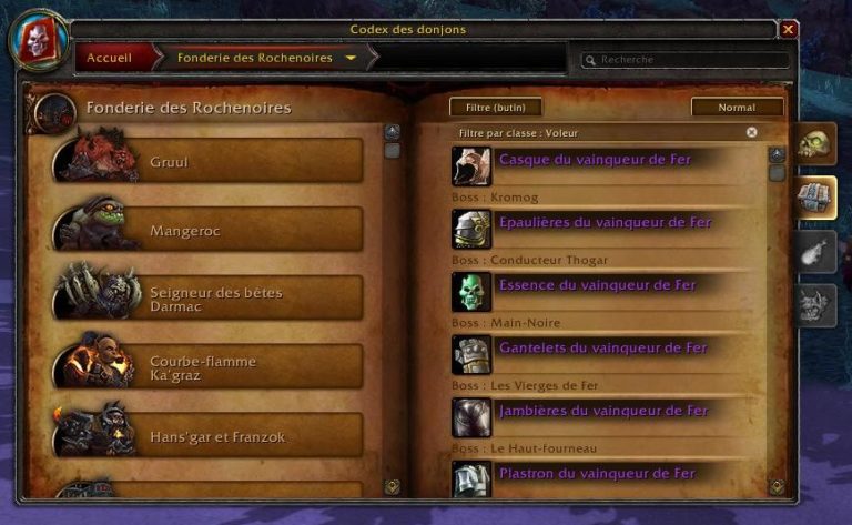 WoW – Guide de l&rsquo;équipement à WoD