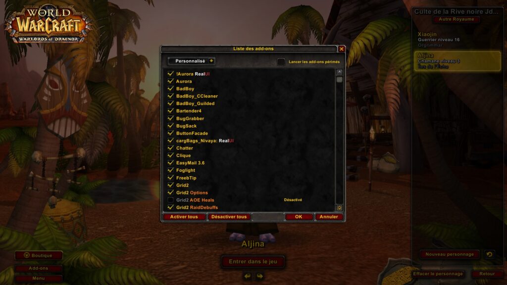 WoW – Les add-ons à la 6.0.2