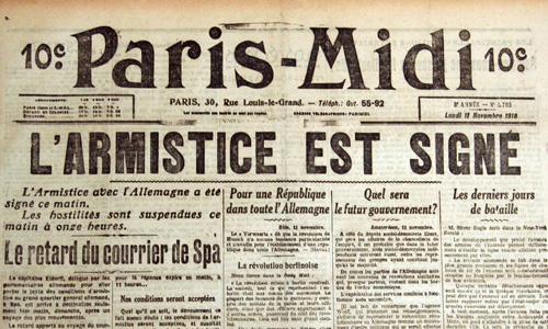11 Novembre : Fêtons l&rsquo;armistice !
