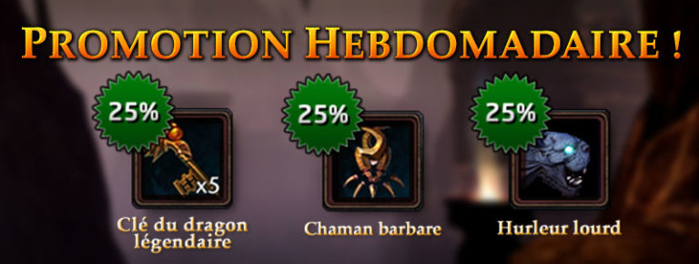 Neverwinter – Promos de la semaine