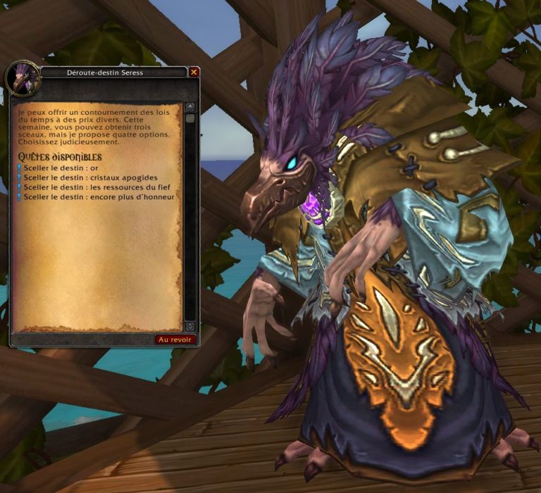 WoW – Guide Sceau du destin trempé