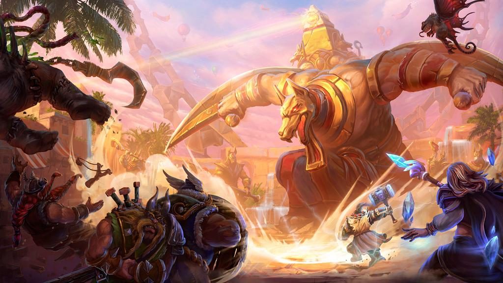 Heroes : Un artwork du Temple céleste