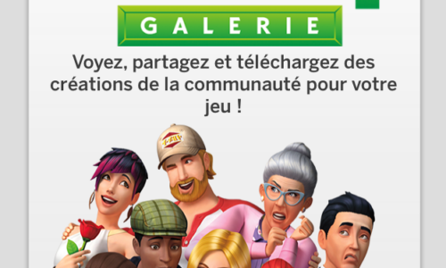 Les Sims 4 – Application Galerie