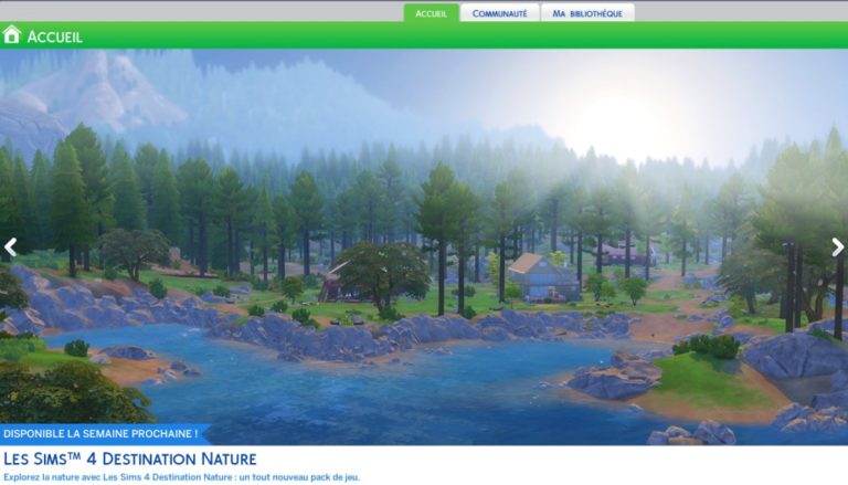Les Sims 4 – Date de sortie Destination Nature