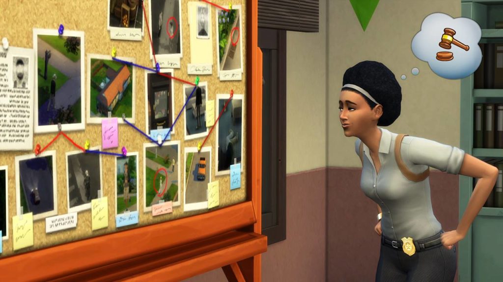 Les Sims 4 : Au travail ! Image du détective