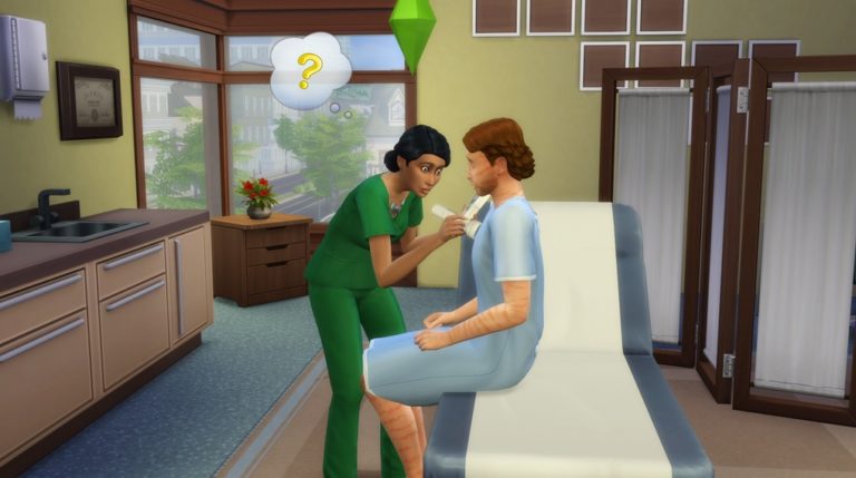 Les Sims 4 – Au travail ! Image du médecin