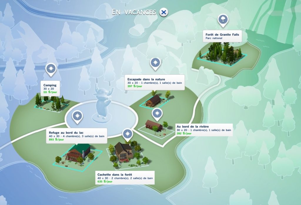 Les Sims 4 – Présentation de Granite Falls