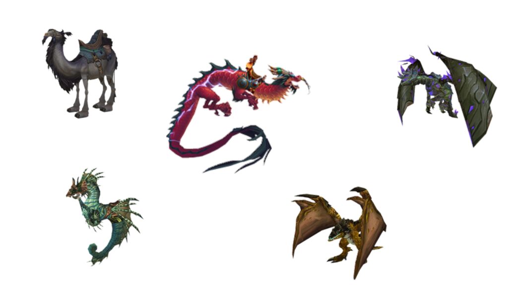 WoW – Montures rares en extérieur