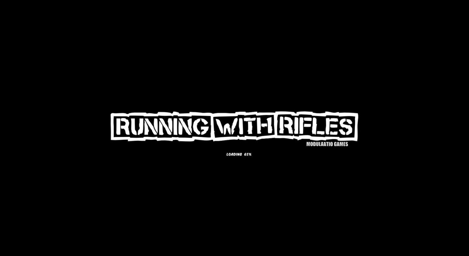 running with rifles guns