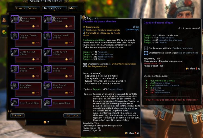 Neverwinter – Module 6 – Equipements épiques