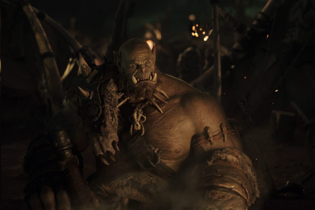 Film Warcraft – Une photo d&rsquo;Orgrim