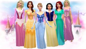 disney princesas sims 4 (MaleficaXD)
