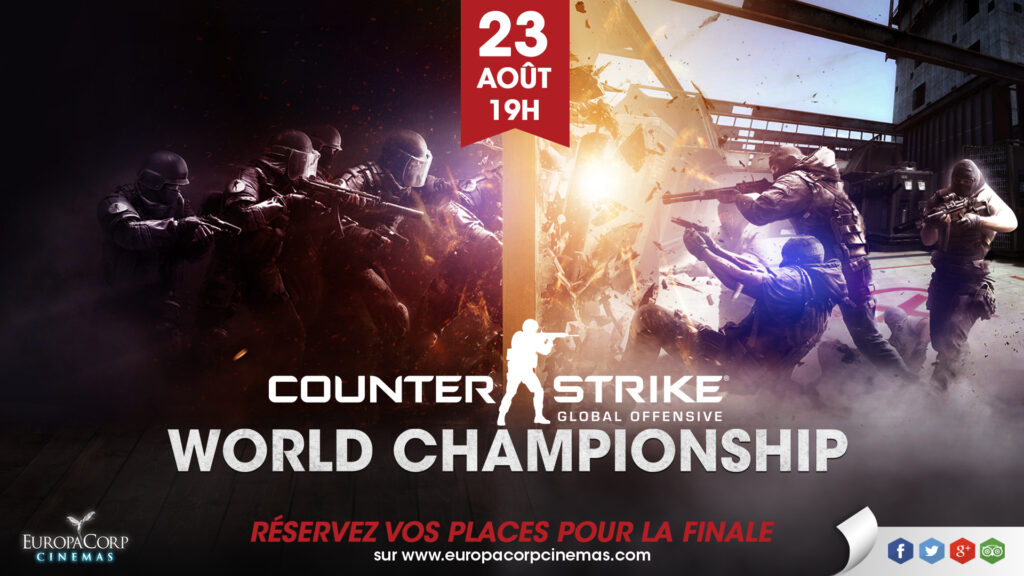 Counter-Strike GO : Finale de l&rsquo;ESL au cinéma