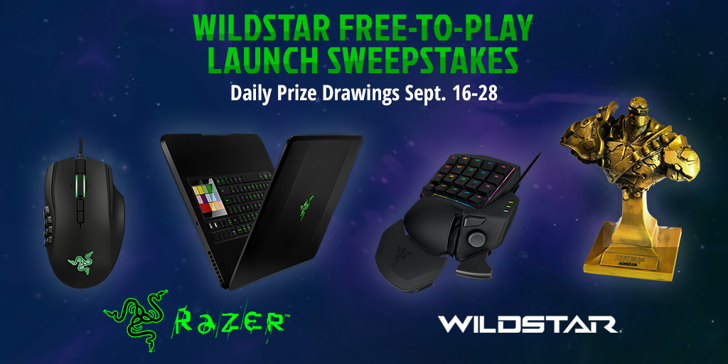 Wildstar – Concours officiel : produits WildStar et Razer