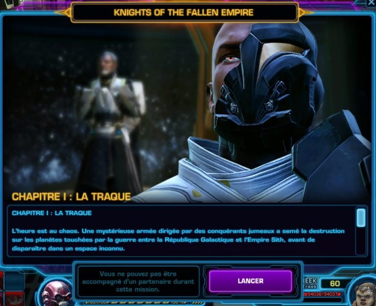 Swtor kotfe как сбросить сюжет