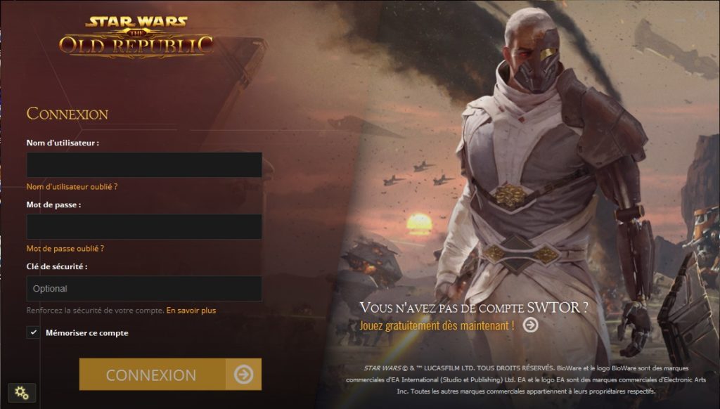 SWTOR – Nouveau lanceur