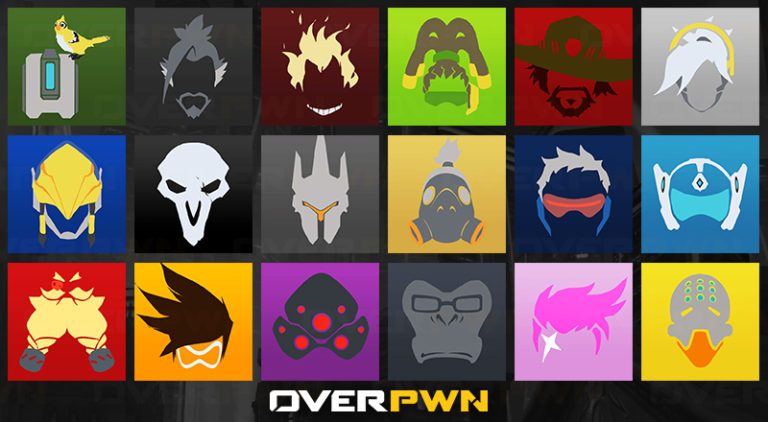 Overwatch – Les portraits de héros dataminés !