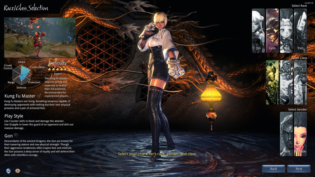 Blade & Soul - La création de personnage - Game-Guide