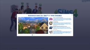 Sims4_VivreEnsemble_EcranAccueil