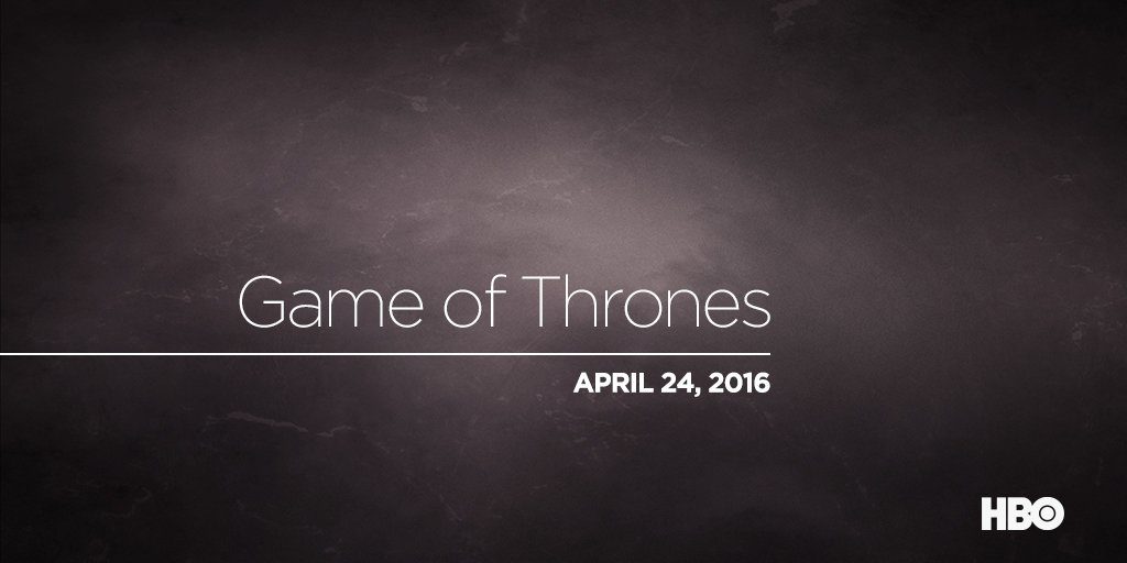 Game of Thrones – Saison 6 – Premier épisode le 24 avril !