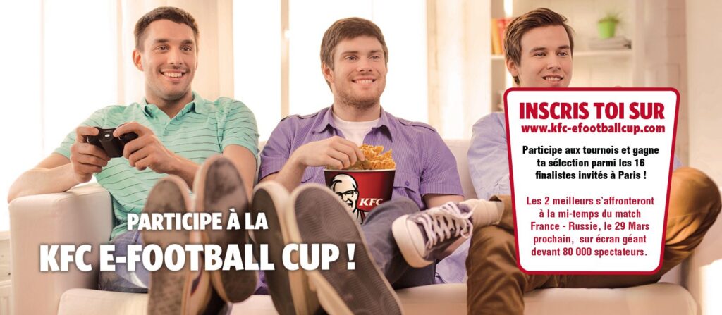 Inscrivez-vous à la KFC E-Football Cup !