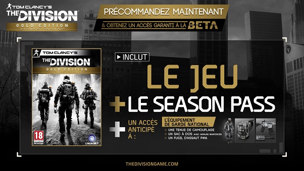 The Division - Bannière édition Gold