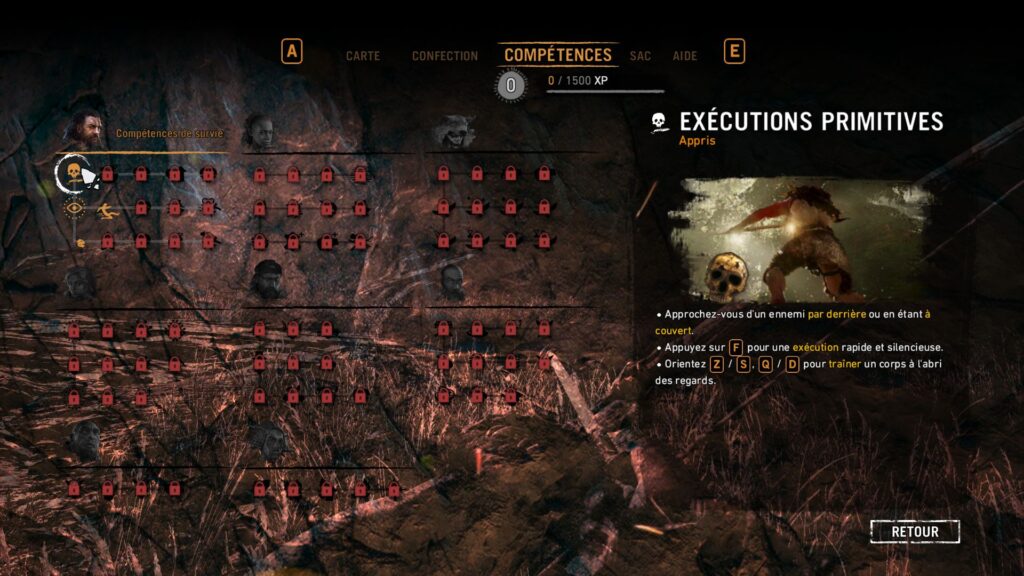 Far Cry Primal – Les compétences