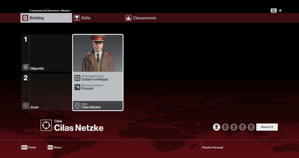 Hitman – Guide Escalade : L&rsquo;ascension de Snorrason