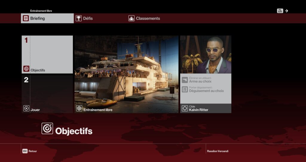 Hitman – Guide de mission : Entraînement libre