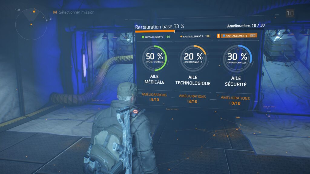 The Division : Guide du petit agent : la base d&rsquo;opérations