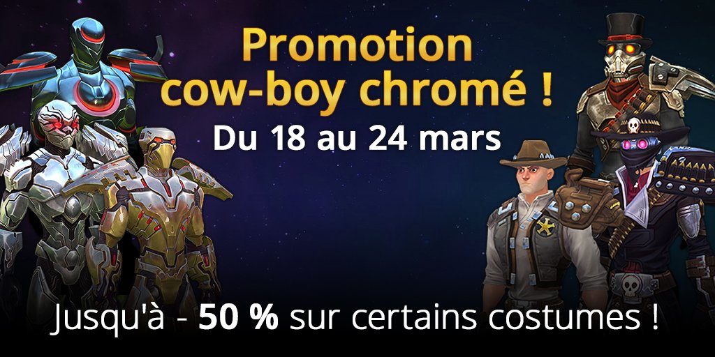 WildStar – Promotion sur les costumes cow-boy