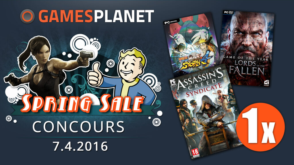 Concours – Soldes de Printemps Gamesplanet – Jour #4