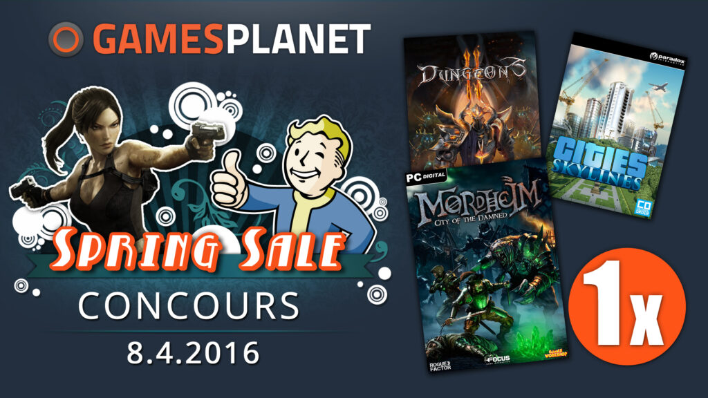 Concours – Soldes de Printemps Gamesplanet – Jour #5