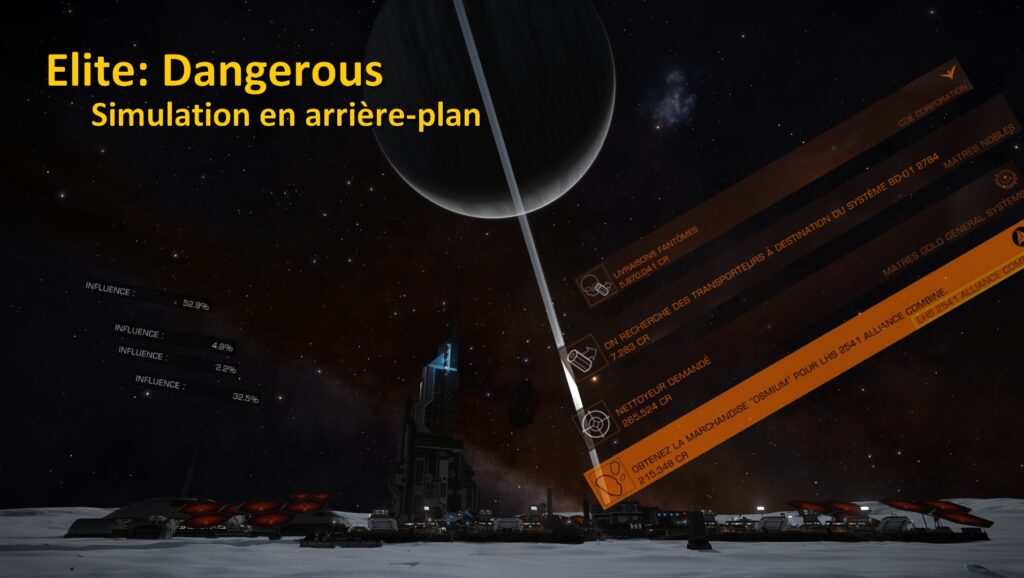Elite: Dangerous – Guide de la Simulation en Arrière-Plan