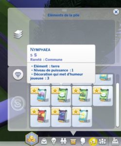 Les Sims 4 - Carte Creature Nymphaea1